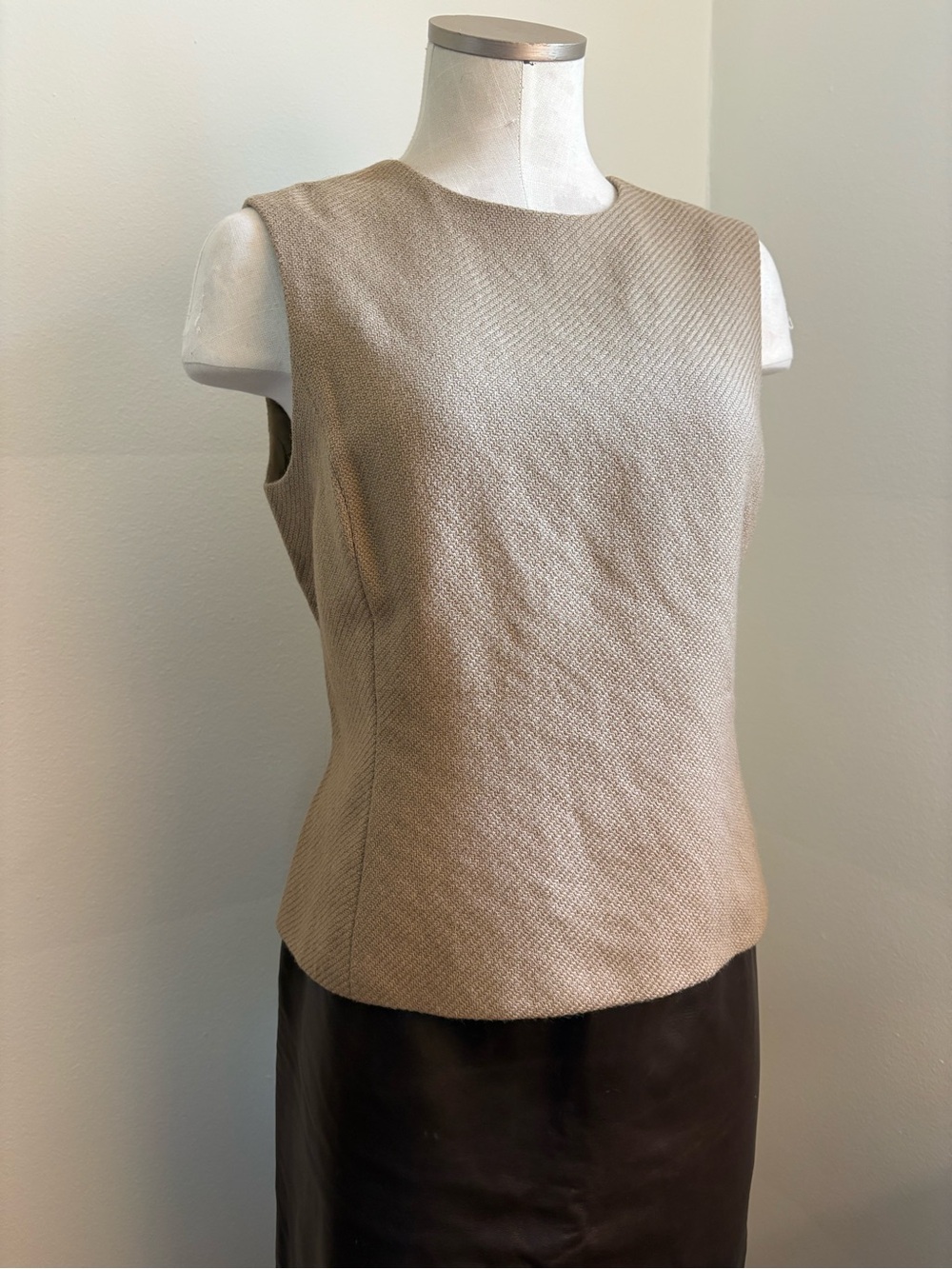 Vintage Alfred Sung Wool Sleeveless Top